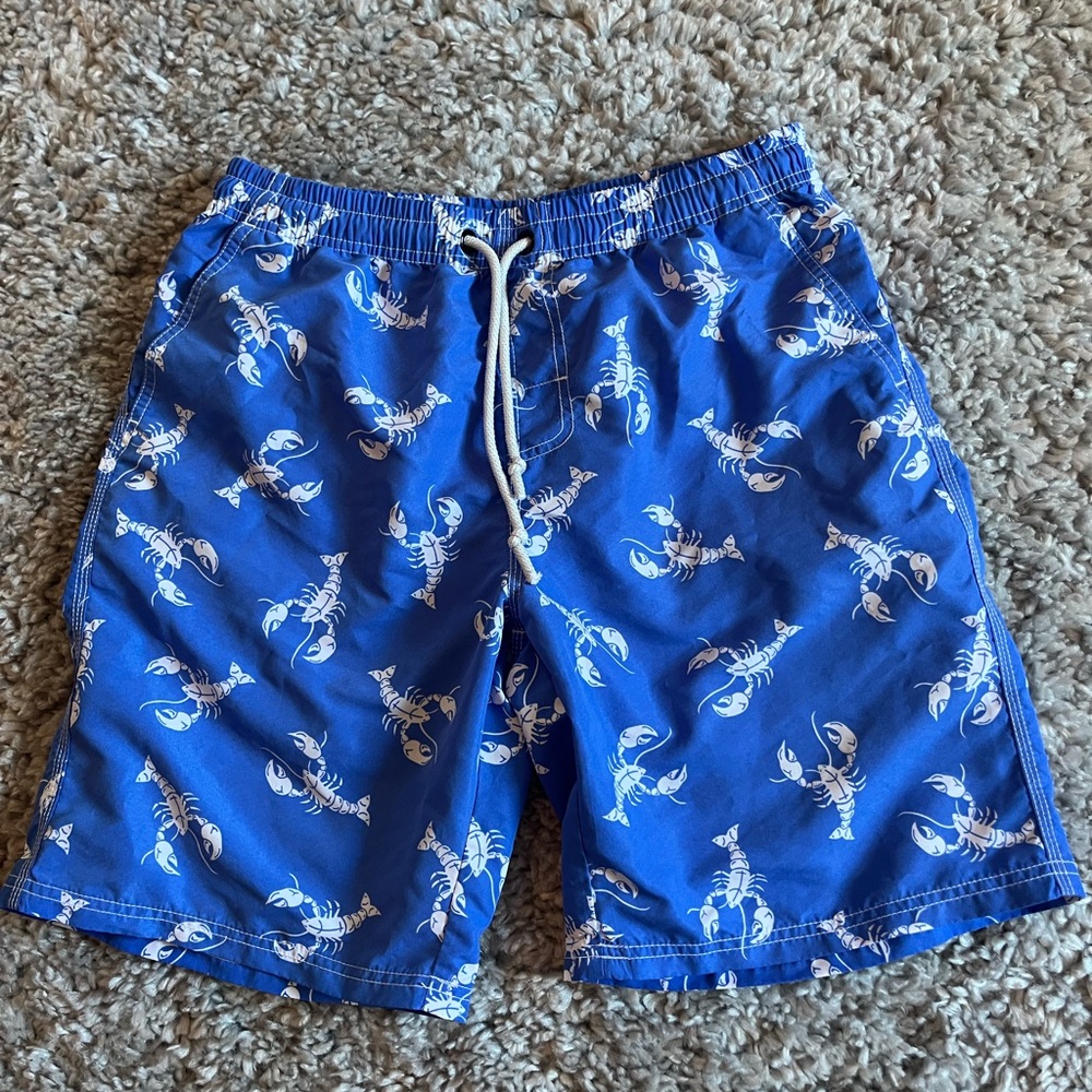 Boy’s Swim Trunks with lobsters